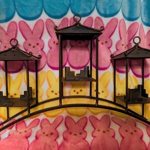 Asian-inspired Metal Votive/Tea Light Stand